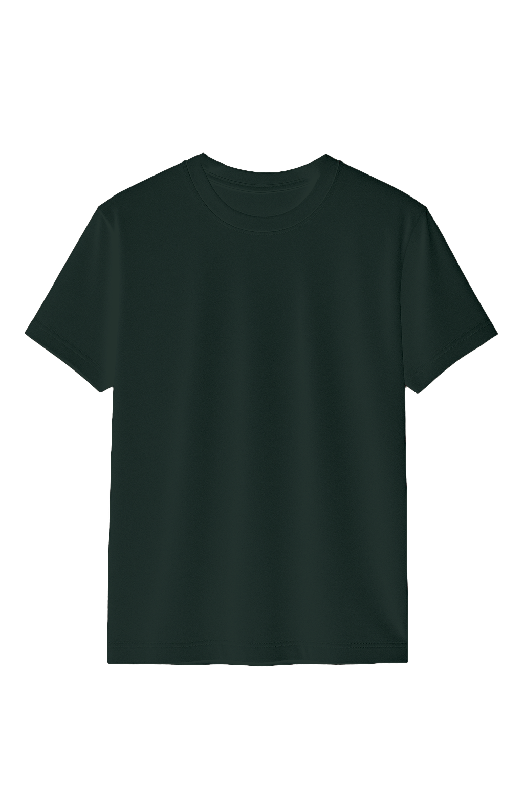 OLIVE BASIC T-SHIRT