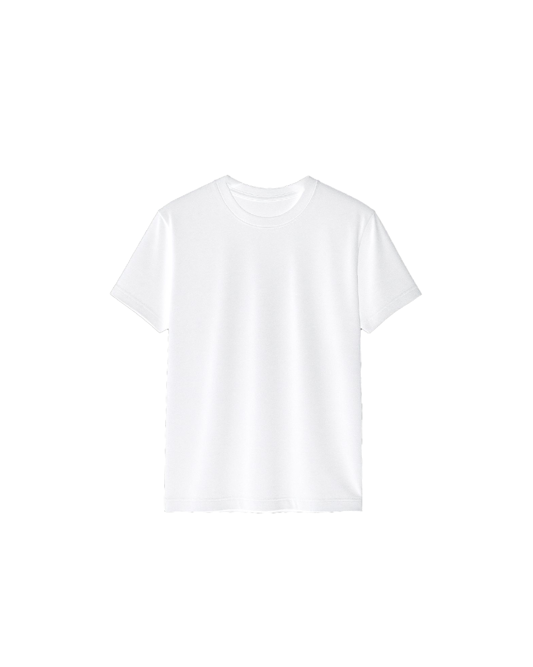 WHITE BASIC T-SHIRT