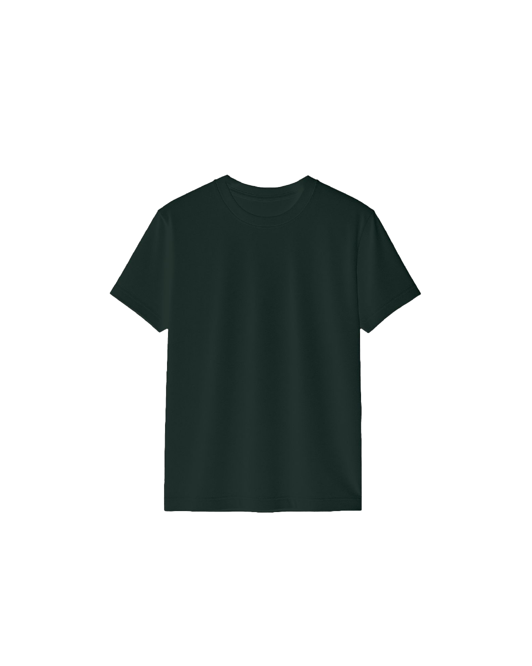 OLIVE BASIC T-SHIRT