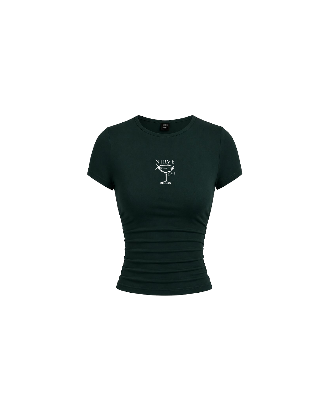 Short sleeve round top _ olive