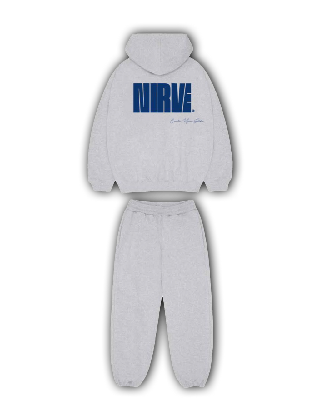 THE نيرڤ SUIT IN GRAY