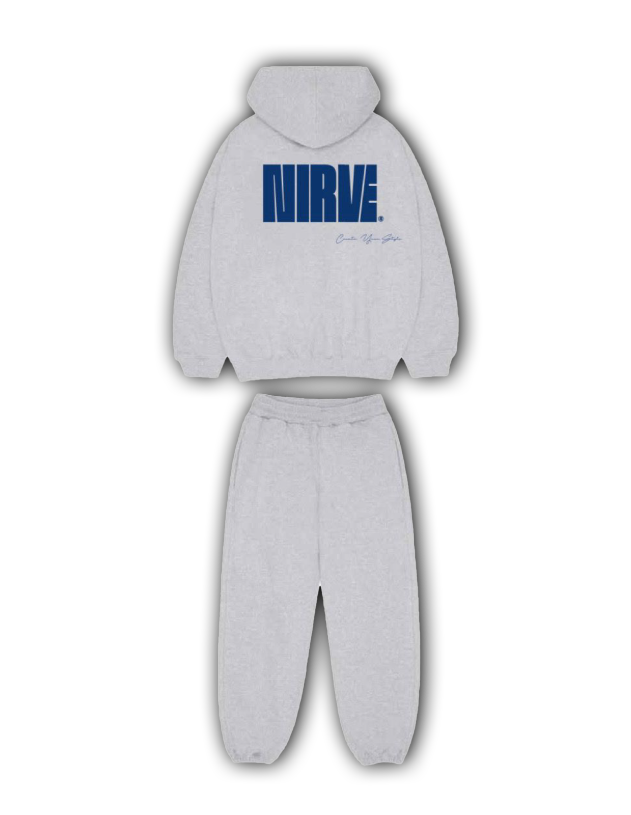 THE نيرڤ SUIT IN GRAY