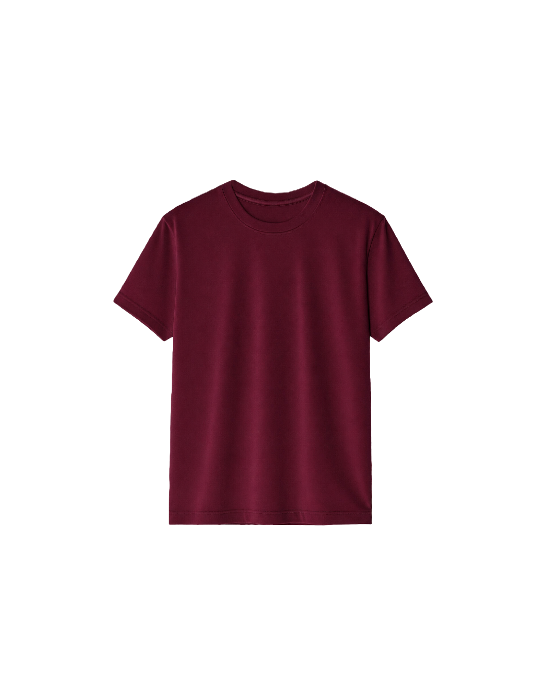BURGANDY BASIC T-SHIRT