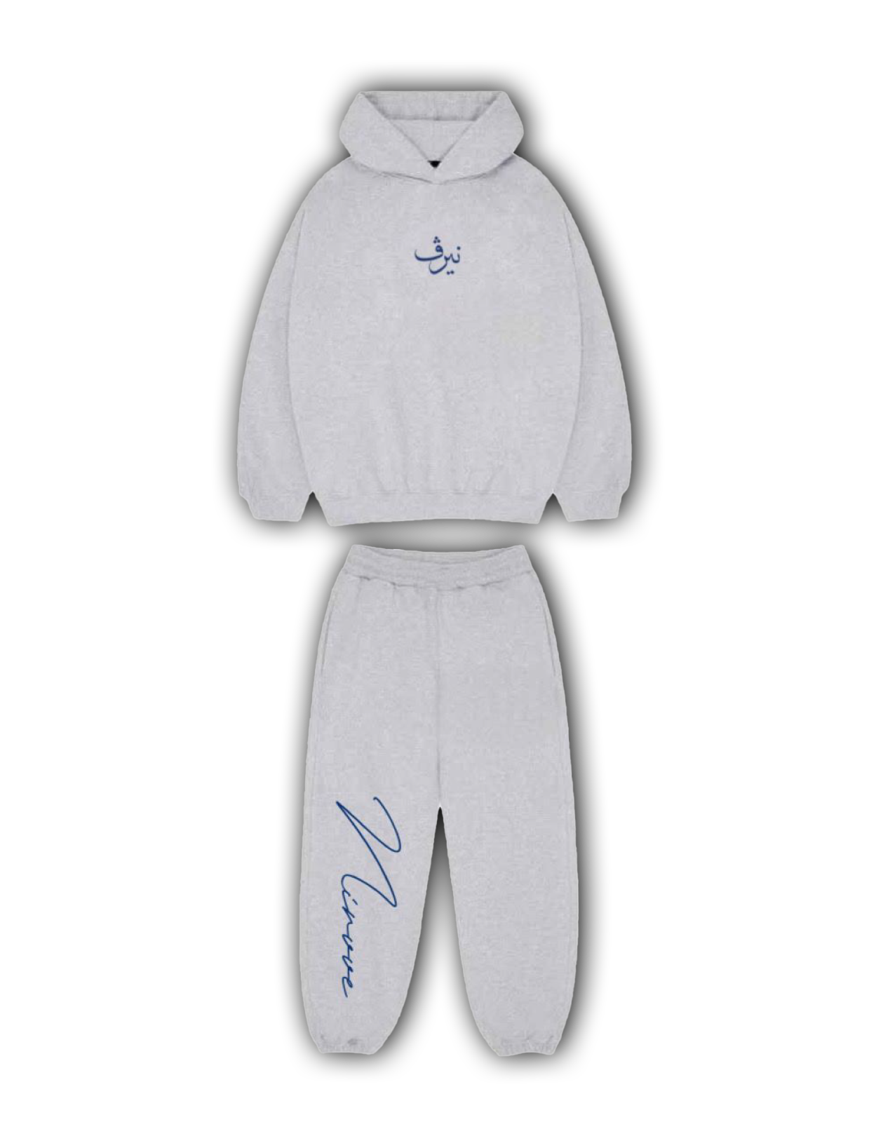 THE نيرڤ SUIT IN GRAY