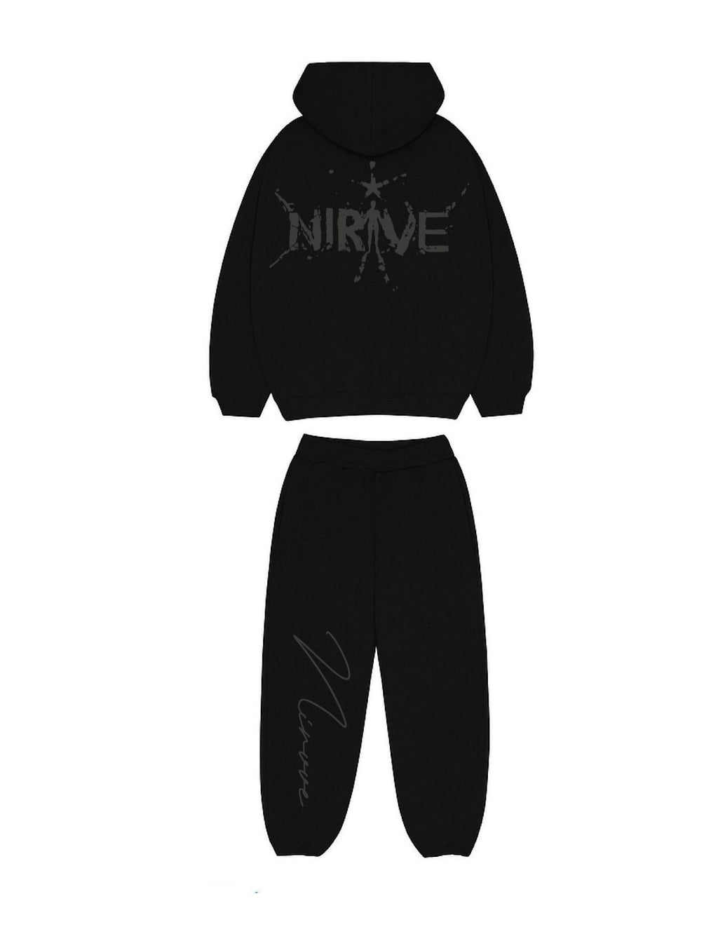 THE نيرڤ SUIT IN BLACK