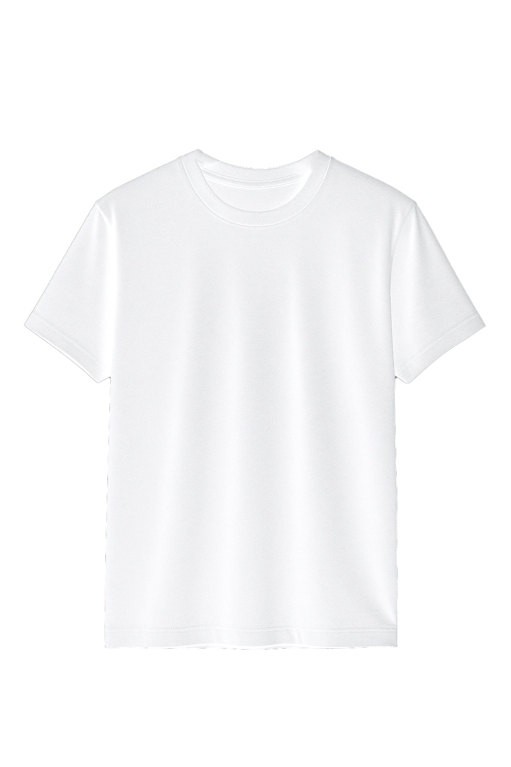 WHITE BASIC T-SHIRT